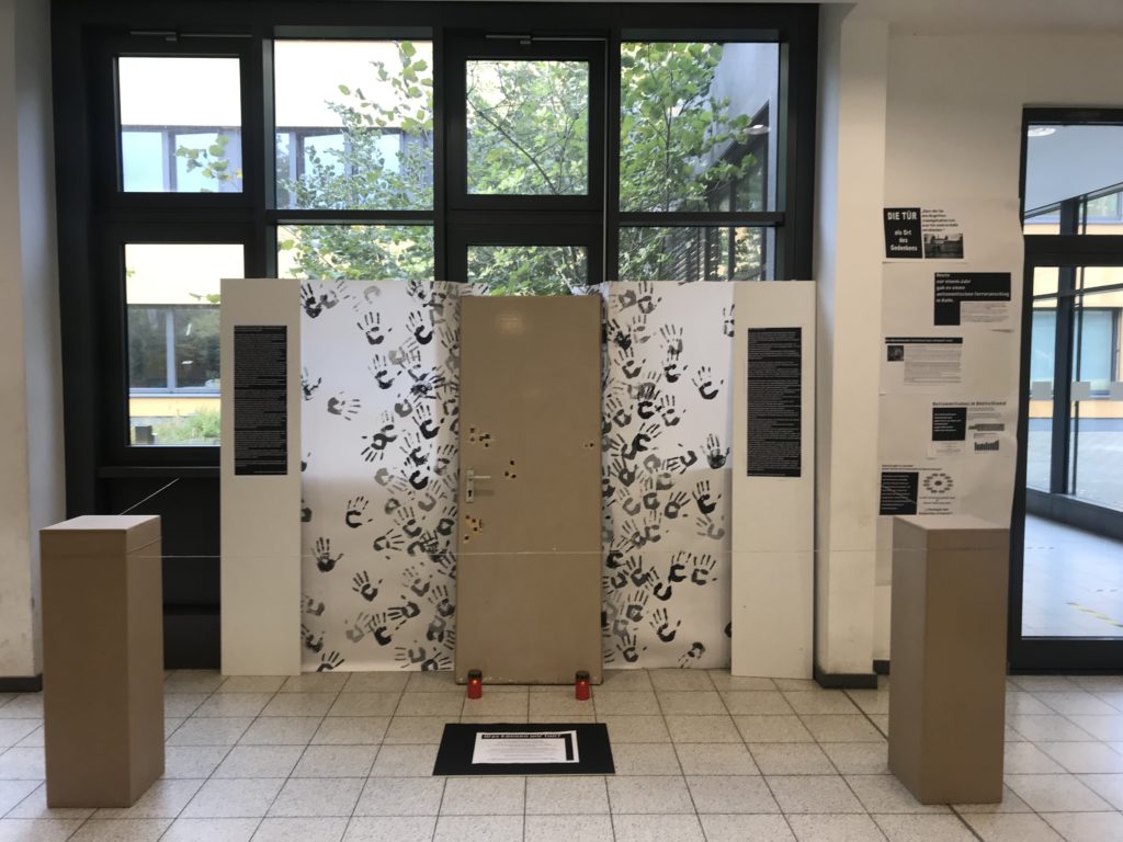 Ein Ort des Gedenkens: Anschlag in Halle vor einem Jahr